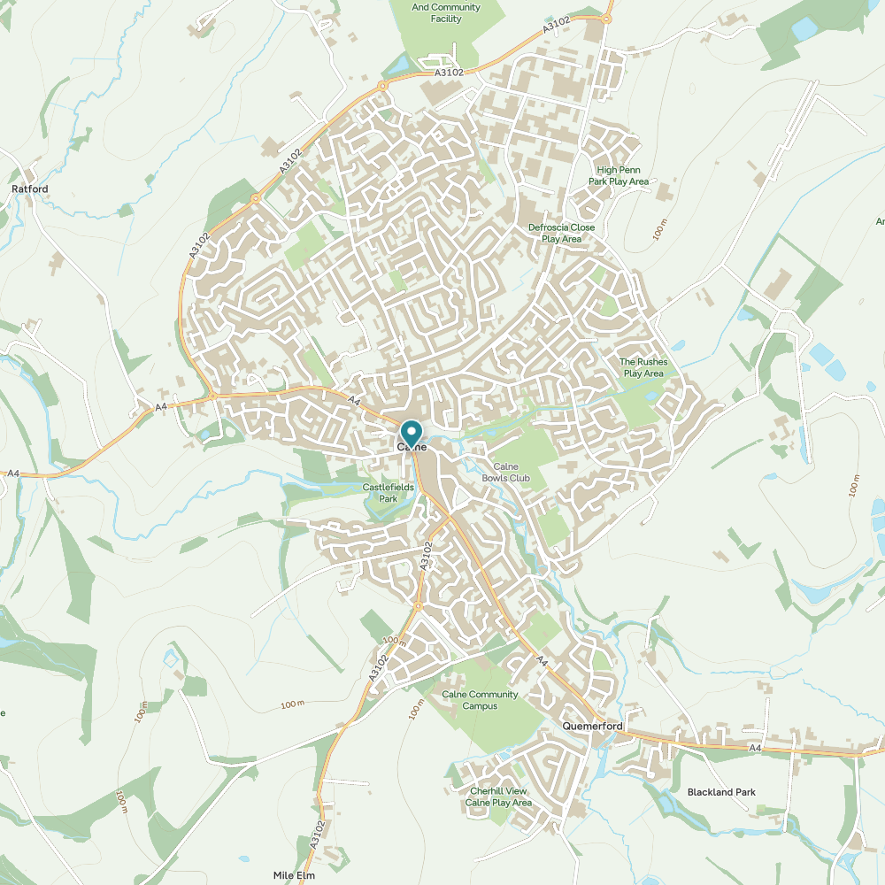 Map of Calne
